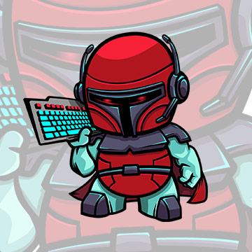 bobba fett star wars warrios hero superhero starwars mecenary gaming gamer mascot character cartoon icon logo image picture illustration drawing sketch illustrator photoshop vector