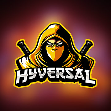 hyversal ninja bushido takeda katana akira assassin thief gaming gamer mascot character cartoon icon logo image picture illustration drawing sketch illustrator photoshop vector
