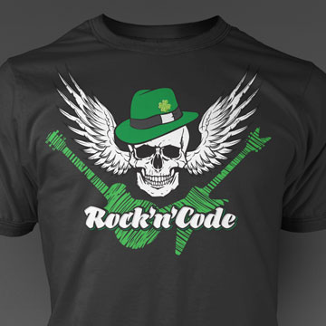 logo tshirt design branding drawing illustration skull heavy guitar metal rock
