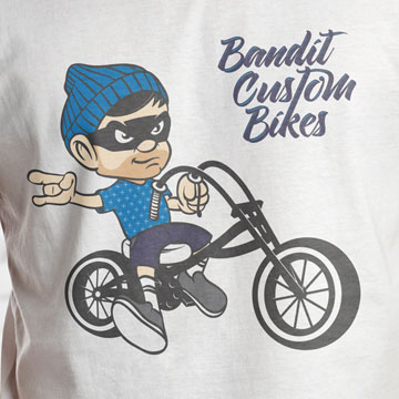 logo design bandit custom bike shop service trike mtb crosscountry lowrider